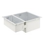GROHE K700 Edelstahlspüle 59,5 x 45 cm mit 1,5 Becken, für Einbau rechts