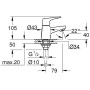 GROHE BauFlow Standventil XS-Size - Detailansicht