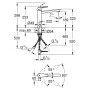 Rubinetto monocomando per lavello GROHE BauEdge, DN 15 - immagine prodotto