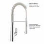 Rubinetto monocomando per lavello GROHE K7 - vista tecnica