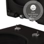 VitrA M-Line WC-Sitz Slim Wrap, rund mit Absenkautomatik - Produktansicht