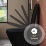 VitrA M-Line WC-Sitz Slim Wrap, rund mit Absenkautomatik - Detailansicht