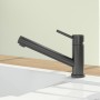 Robinet de cuisine Villeroy & Boch Como Window-Shower à levier unique, pour montage devant fenêtre