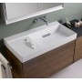 Geberit ONE Waschtisch 90 cm, Abgang horizontal, ohne Hahnloch, ohne Überlauf, Ablage links - Detailansicht