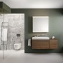 Geberit ONE Waschtisch 90 cm, Abgang horizontal, ohne Hahnloch, ohne Überlauf, Ablage links - Produktansicht