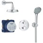 GROHE Grohtherm Duschsystem Unterputz mit Rainshower Cosmopolitan 160 - Detailansicht