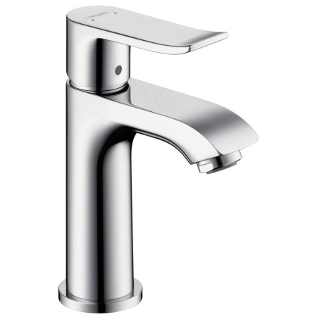 Mitigeur de lavabo monocommande hansgrohe Metris 100 avec bonde de lavabo