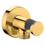 Support mural Duravit avec porte-douche et rosace ronde
