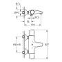 GROHE Precision Trend Thermostat-Wannenbatterie, 1/2“ Aufputz - Produktansicht