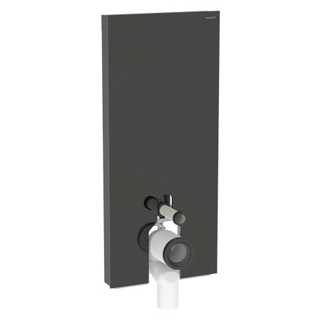 Module sanitaire Geberit Monolith Plus pour WC sur pied, 114 cm, façade en verre