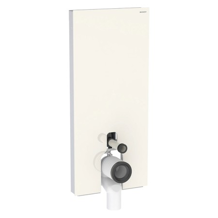 Module sanitaire Geberit Monolith Plus pour WC sur pied, 114 cm, façade en verre