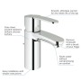 GROHE Wave Cosmopolitan Einhand-Waschtischbatterie, 1/2" S-Size - Produktansicht