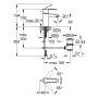GROHE Wave Cosmopolitan Einhand-Waschtischbatterie, 1/2" S-Size