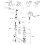 GROHE Wave Cosmopolitan Einhand-Waschtischbatterie, 1/2" S-Size - technische Ansicht