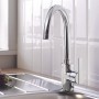 Rubinetto monocomando per lavello GROHE Feel 1/2" con beccuccio alto, 1 getto - vista tecnica