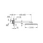GROHE Rainshower SmartActive 310 Cube Kopfbrauseset mit 2 Strahlarten und Wandanschluss - Detailansicht