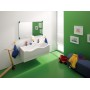 Geberit 2Bambini Spiel- und Waschlandschaft mit 2 Waschplätzen - Detailansicht