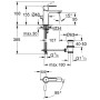 GROHE Lineare Neu Einhand-Waschtischbatterie XS-Size mit Zugstangen-Ablaufgarnitur, SilkMove - Detailansicht