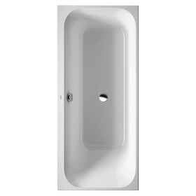 Baignoire rectangulaire Duravit Happy D.2 160 x 70 cm, avec dossier incliné à droite