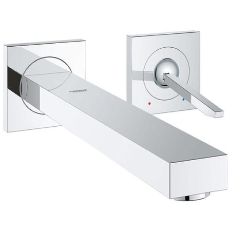 GROHE Eurocube Joy 2-Loch Waschtischbatterie mit verlängerten Auslauf