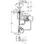 Rubinetto elettronico monocomando GROHE Minta Touch DN 15 - vista tecnica