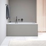 Baignoire rectangulaire Duravit Qatego 150 x 75 cm, version encastrée