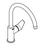 Rubinetto monocomando per lavello GROHE StartEdge con bocca alta 1/2" - immagine prodotto