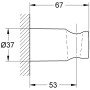 GROHE Rainshower Wandbrausehalter - Detailansicht