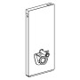 Geberit Monolith Plus Sanitärmodul für Wand-WC, 114 cm, Frontverkleidung aus Steinzeug - Detailansicht