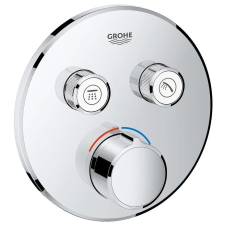 GROHE SmartControl Unterputzmischer Fertigmontageset mit 2 Absperrventilen, runde Ausführung