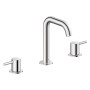 Duravit Circle 3-Loch Waschtischarmatur mit Zugstangen-Ablaufgarnitur - Detailansicht