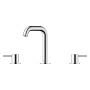 Duravit Circle 3-Loch Waschtischarmatur mit Zugstangen-Ablaufgarnitur - technische Ansicht
