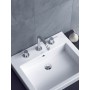 Duravit Circle 3-Loch Waschtischarmatur mit Zugstangen-Ablaufgarnitur - Produktansicht