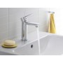 Duravit D-Code Einhebel-Waschtischmischer FreshStart und MinusFlow - technische Ansicht