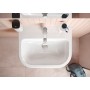 Duravit D-Code Einhebel-Waschtischmischer FreshStart und MinusFlow - technische Ansicht