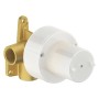 Duravit Wave Einhebelmischer Unterputz Set - technische Ansicht