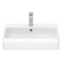 Duravit Qatego Aufsatzbecken 60 x 47 cm, 1 Hahnloch mit HygieneGlace - Detailansicht