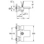 GROHE Eurocube Joy Einhand-Wannenbatterie DN 15 - Detailansicht