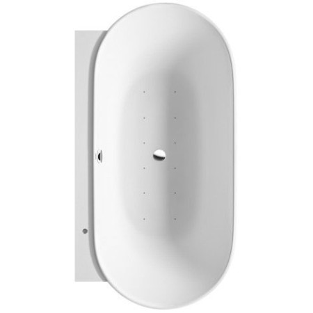 Vasca idromassaggio Duravit Luv con sistema Air 185 x 95 cm versione a parete