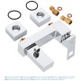 GROHE Eurocube Einhand-Wannenbatterie, DN15 - technische Ansicht