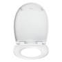 Duravit Universal WC-Sitz oval mit Absenkautomatik - technische Ansicht