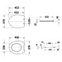 Duravit Universal WC-Sitz oval mit Absenkautomatik - Produktansicht