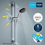 Ensemble de barre de douche GROHE Vitalio Start 110 60 cm avec 3 modes de jet - vue technique