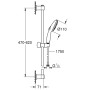 Ensemble de barre de douche GROHE Vitalio Start 110 60 cm avec 3 modes de jet - photo produit