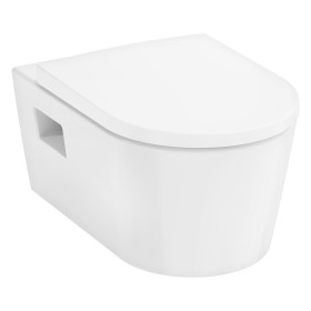 Pack WC mural hansgrohe EluPura Original S 540 AquaChannel, Flush SmartClean avec abattant WC SoftClose et QuickRelease