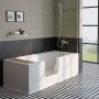 VitrA Conforma Combo Badewanne, Einstieg links - Detailansicht