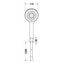 Ensemble de douche Duravit avec douchette 3 jets 11 cm MinusFlow