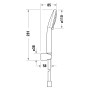 Ensemble de douche Duravit avec douchette 3 jets 11 cm MinusFlow - vue détaillée