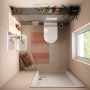 hansgrohe EluPura Original S Wand WC Set 540 AquaChannel - technische Ansicht