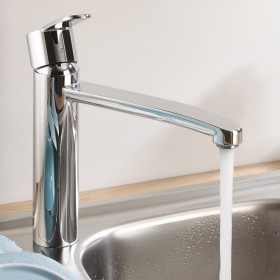Rubinetto monocomando per lavello GROHE Wave Cosmopolitan, beccuccio medio 1/2"